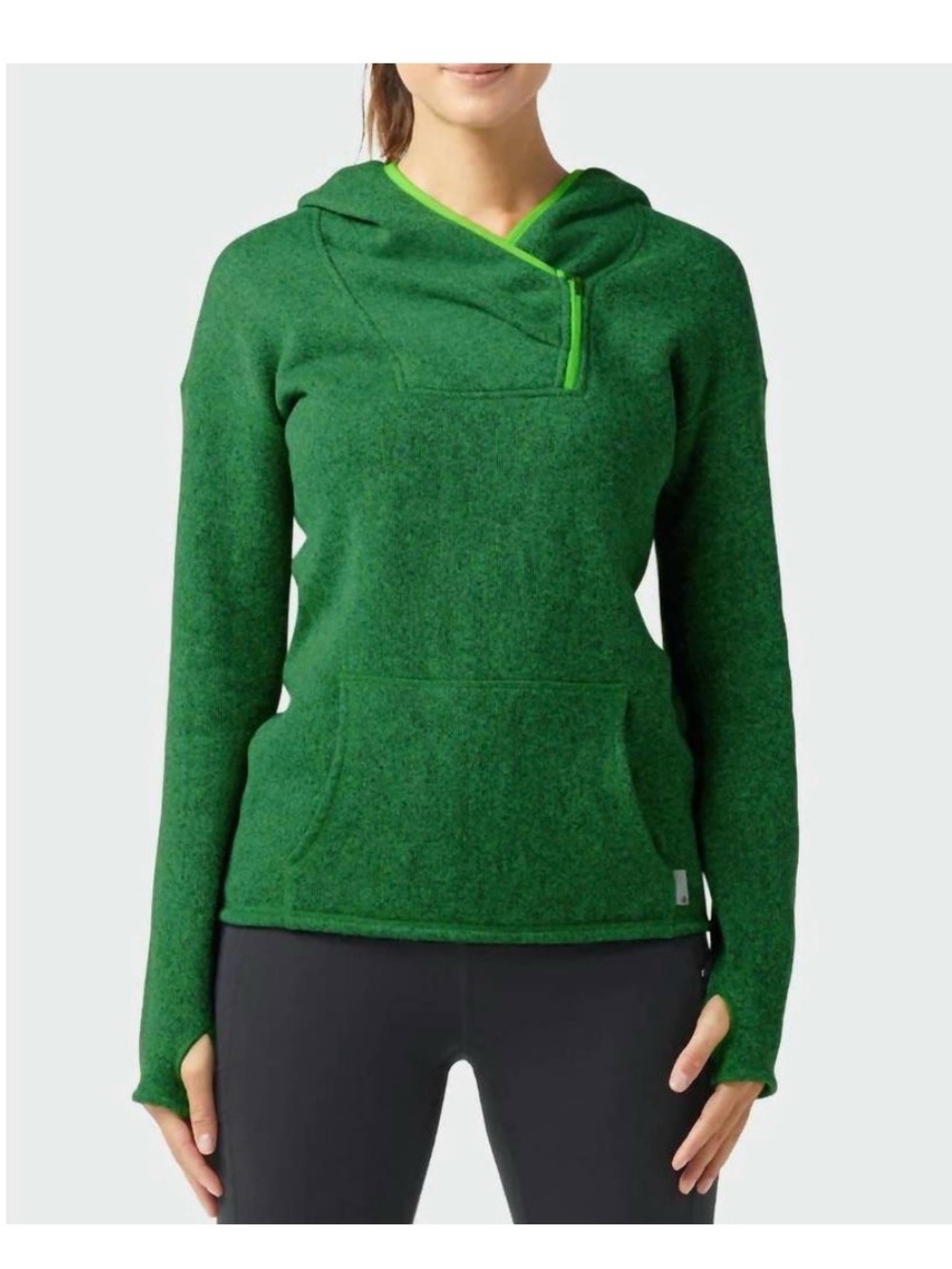 Stio Sweetwater Fleece Hoodie in Green EUC XL